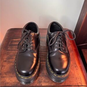 Dr. Martens 8053 Leather Platform Casual Shoes